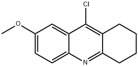 9-Chloro-7-methoxy-1,2,3,4-tetrahydroacridine 구조식 이미지