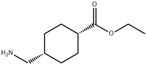 Cyclohexanecarboxylic acid, 4-(aminomethyl)-, ethyl ester, cis- Structure