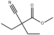 methyl 2-cyano-2-ethylbutanoate Structure