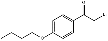 Ethanone, 2-bromo-1-(4-butoxyphenyl)- Structure