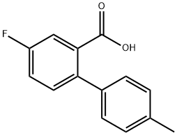 5-Fluoro-2-(4-methylphenyl)benzoic acid Structure