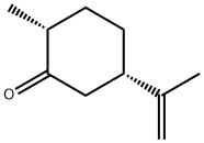 Cyclohexanone, 2-methyl-5-(1-methylethenyl)-, (2R,5S)- 구조식 이미지