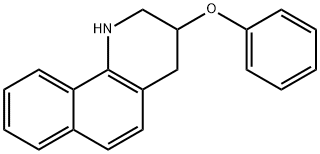 Benzo[h]quinoline, 1,2,3,4-tetrahydro-3-phenoxy- 구조식 이미지