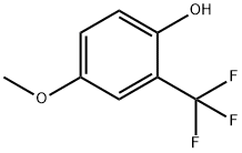 4-methoxy-2-(trifluoromethyl)phenol Structure