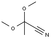 Propanenitrile, 2,2-dimethoxy- Structure