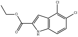 1H-Indole-2-carboxylic acid, 4,5-dichloro-, ethyl ester Structure