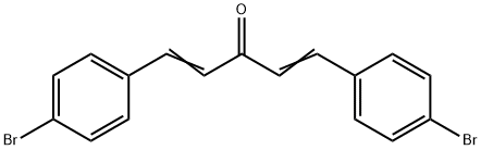 1,4-Pentadien-3-one, 1,5-bis(4-bromophenyl)- 구조식 이미지