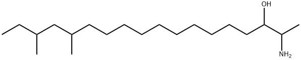 3-Octadecanol, 2-amino-14,16-dimethyl- Structure