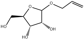 D-Ribofuranoside, 2-propen-1-yl 구조식 이미지