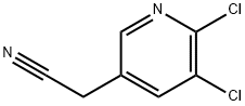 2-(5,6-dichloropyridin-3-yl)acetonitrile 구조식 이미지