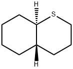 2H-1-Benzothiopyran, octahydro-, trans- (9CI) Structure