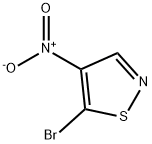 Isothiazole, 5-bromo-4-nitro- Structure