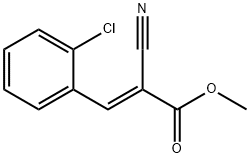 methyl (2{E})-3-(2-chlorophenyl)-2-cyanoacrylate Structure