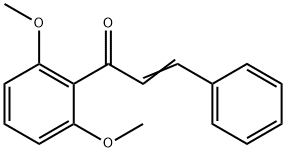 2-Propen-1-one, 1-(2,6-dimethoxyphenyl)-3-phenyl- 구조식 이미지