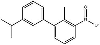 1,1'-Biphenyl, 2-methyl-3'-(1-methylethyl)-3-nitro- Structure