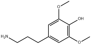 Phenol, 4-(3-aminopropyl)-2,6-dimethoxy- 구조식 이미지