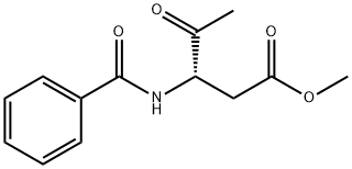 Pentanoic acid, 3-(benzoylamino)-4-oxo-, methyl ester, (3S)- 구조식 이미지