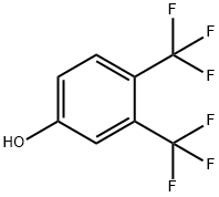 Phenol, 3,4-bis(trifluoromethyl)- Structure