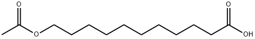 Undecanoic acid, 11-(acetyloxy)- Structure