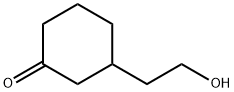 Cyclohexanone, 3-(2-hydroxyethyl)- Structure