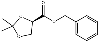 (2R)-2,3-O-Isopropylidene-D-glyceric acid benzyl ester Structure