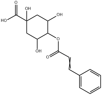 4-O-Cinnamoylquinic acid 구조식 이미지