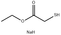 Acetic acid, 2-mercapto-, ethyl ester, sodium salt (1:1) Structure