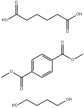 1,4-Benzenedicarboxylic acid, 1,4-dimethyl ester, polymer with 1,4-butanediol and hexanedioic acid Structure