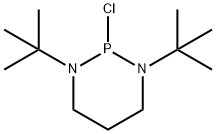 1,3,2-Diazaphosphorine, 2-chloro-1,3-bis(1,1-dimethylethyl)hexahydro- Structure