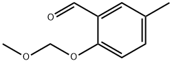 2-(methoxymethoxy)-5-methylbenzaldehyde 구조식 이미지