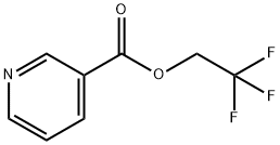 3-Pyridinecarboxylic acid, 2,2,2-trifluoroethyl ester Structure