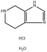 3H-Imidazo[4,5-c]pyridine, 4,5,6,7-tetrahydro-, hydrochloride, hydrate (1:2:1) Structure