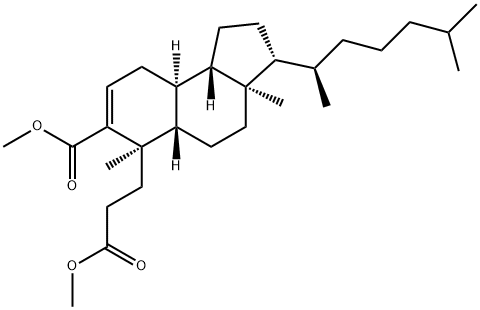 3,4-Secocholest-5-ene-3,4-dioic Acid Dimethyl Ester Structure