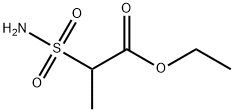 Propanoic acid, 2-(aminosulfonyl)-, ethyl ester Structure