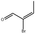 2-Butenal, 2-bromo-, (2E)- Structure