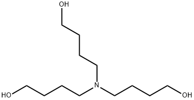 1-Butanol, 4,4',4''-nitrilotris- Structure