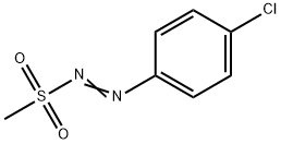 Diazene, 1-(4-chlorophenyl)-2-(methylsulfonyl)- Structure