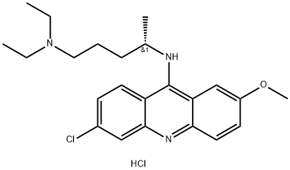 d-Atabrine dihydrochloride 구조식 이미지