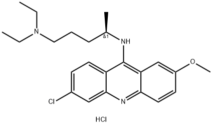 l-Atabrine dihydrochloride Structure