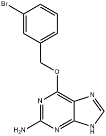 9H-Purin-2-amine, 6-[(3-bromophenyl)methoxy]- Structure