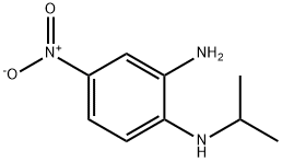 4-nitro-N1-(propan-2-yl)benzene-1,2-diamine 구조식 이미지