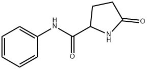 2-Pyrrolidinecarboxamide, 5-oxo-N-phenyl- Structure