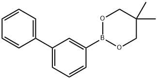 1,3,2-Dioxaborinane, 2-[1,1'-biphenyl]-3-yl-5,5-dimethyl- Structure