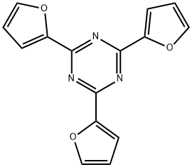 1,3,5-Triazine, 2,4,6-tri-2-furanyl- Structure