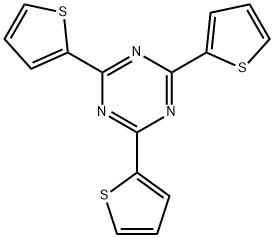 1,3,5-Triazine, 2,4,6-tri-2-thienyl- Structure