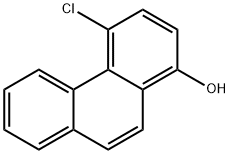 4-Chloro-1-phenanthrenol Structure