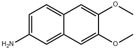 2-Naphthalenamine, 6,7-dimethoxy- Structure