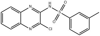 Benzenesulfonamide, N-(3-chloro-2-quinoxalinyl)-3-methyl- Structure