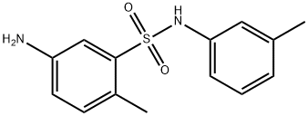 Benzenesulfonamide, 5-amino-2-methyl-N-(3-methylphenyl)- Structure