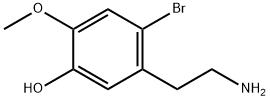 Phenol, 5-(2-aminoethyl)-4-bromo-2-methoxy- 구조식 이미지